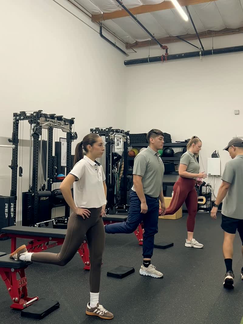 Coached session being filmed